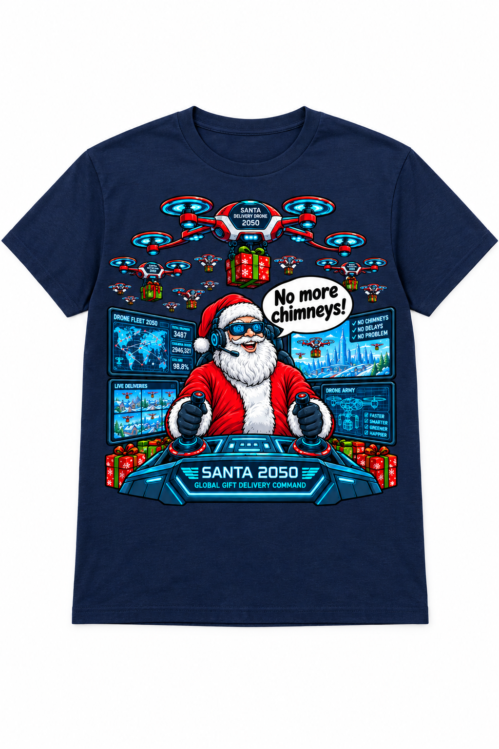 Santa Drones T-Shirt