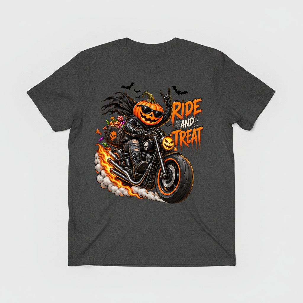 Halloween Biker - T-Shirt