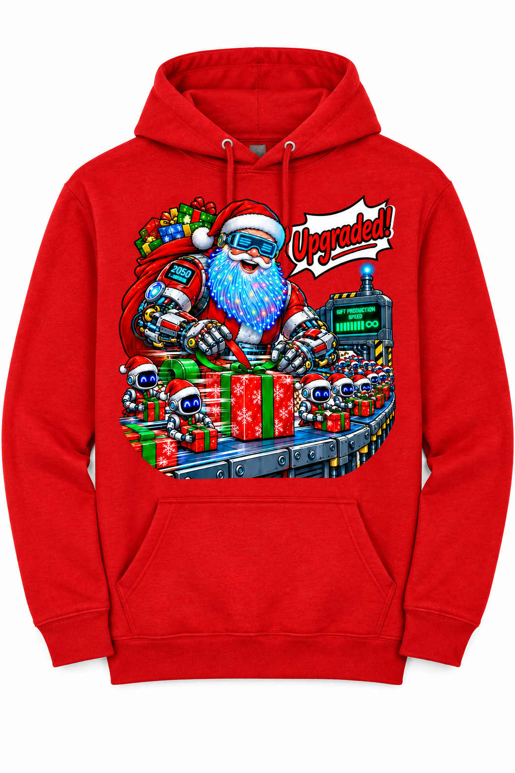 Santa in the Future - Hoodie